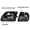 PIT66 Headlight & Parking Lights Compatible with Ford F150 1997