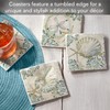 Thirstystone Playa Shells 4-Pack Assorted Tumbled Tile Stone Coasters with