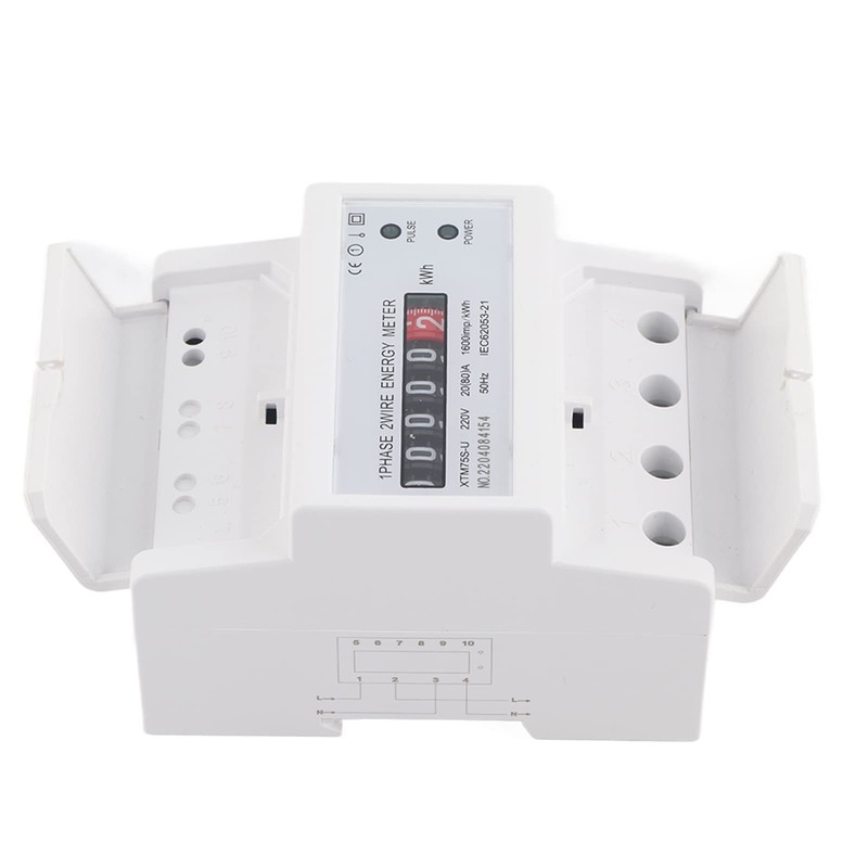 Smart Single-Phase Meter 220V DIN-Rail Electricity Energy Meter Digital 1