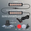 Nilight 12LED Emergency Strobe Traffic Advisor Light Bar 2 in
