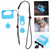 CIYODO 2pcs Small Camera Protective Cases with Lanyards for Travel
