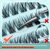 Zegaine Self Adhesive Eyelashes Natural Self Adhesive Lash Clusters Wispy