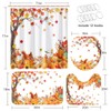 Mocsicka Juego de Cortinas de Ducha de otoño de 4