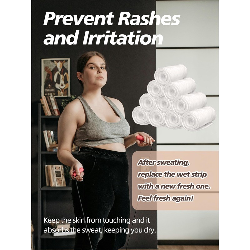 Under Breast Sweat Pads for Women - Cotton Bra Liners