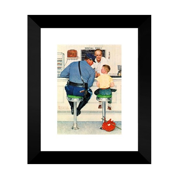 The Runaway 20x24 Framed Art Print by Norman Rockwell