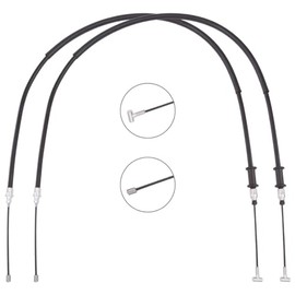 RIDEX 124C1182 Handbrake Cable Rear Left Right 1390/1075 mm