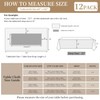 Gtiametor 12 Pack White Tablecloth 60 x 102 Inch, Rectangle