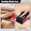 7-Piece Sanding Block, Sandpaper for Wood, Sanding Sponge with Sandpaper