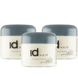 id Hair Extreme Titanium, Professional Hair Wax for Men, Extreme Hold and Medium Shine, Suitable for Short Hair, Paraben-Free, 100 ml