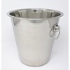 CookSpace (TM) Champagne Wine Ice Drinks Bucket in Polished Stainless Steel (4 litres)