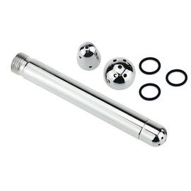 3 Heads Aluminum Shower Cleaner Douche System with 59inch Shower Hose for Portable Bathroom Kit Flush Enema System