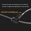 AGAOTIAN Releasable Reusable Zip Ties 12 Inch Heavy Duty Zip Tie Thick Black Cable Ties Reusable 100 Pack 50lb Tensile Strength Nylon Cable Wire Ties for Multi-Purpose Use Indoor And Outdoor Plastic Tie Wire