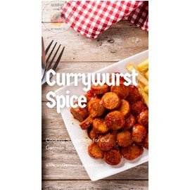 50g (1.76) Currywurst Seasoning - Mild German Curry Powder - Traditional Curry Recipe - for Sausages and More