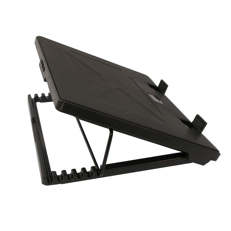 iMBAPrice Black Laptop Cooling Pad, Laptop Cooler with 5 Blue