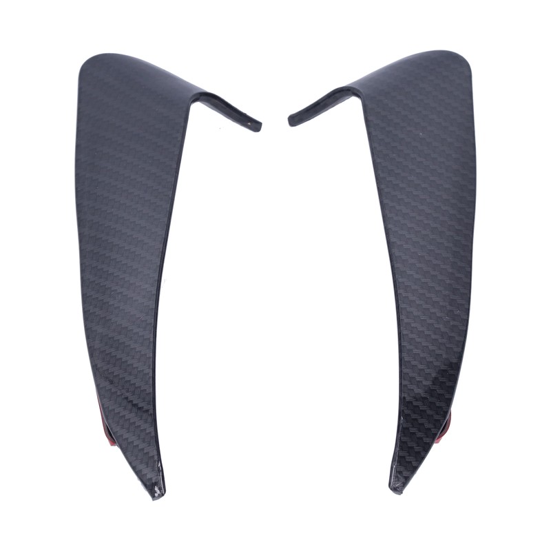 2pcs Rear Bumper Spoiler Side Canard Left Right Fit for
