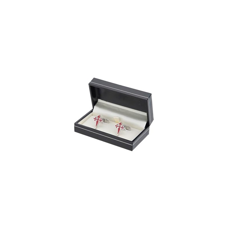 Cencibel Smart Casual St James Cross Cufflinks One Size Rhodium,