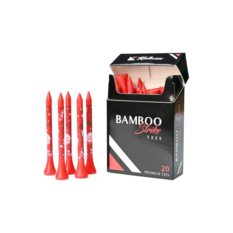 Kaluza Bamboo Strike Tees | Premium Bamboo Golf Tees (20