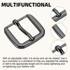 sourcing map Metal Roller Buckle, 8Pcs 0.75 Inch Single Prong