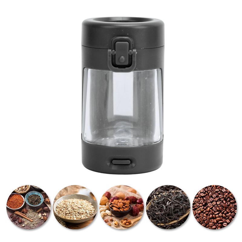 Magnifying Jar Portable Rechargeable Keep Humidity Mini Air Tight Storage