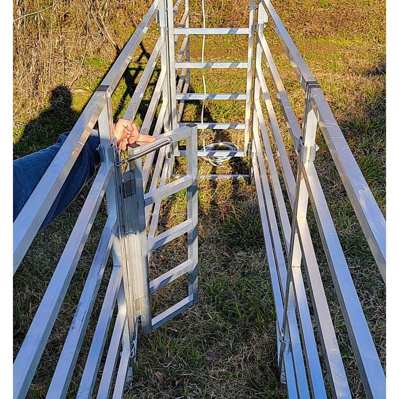 Rite Farm Aluminum Sheep & Goat Anti Backup Gate for