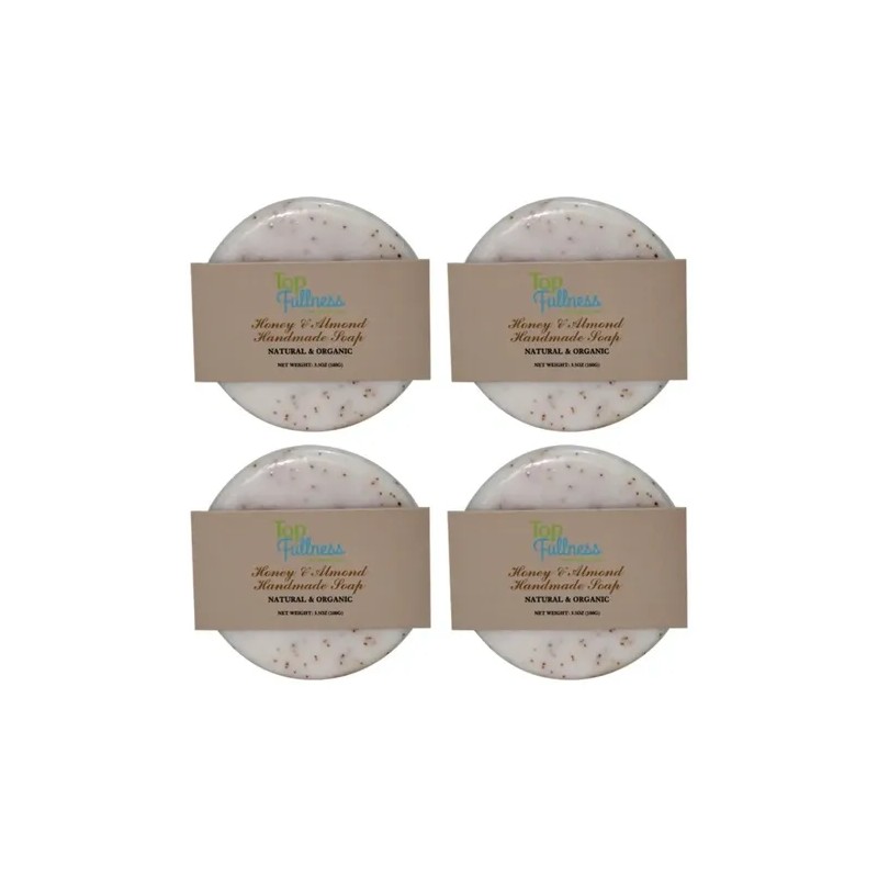 Jabón Artesanal Top Fullness Kit De 4 Piezas 100g C/u
