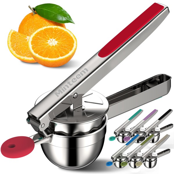 Minteem Large Stainless Steel Lemon Squeezer, Lime and Citrus Juicer