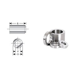 Amana Tool - 67243 High Precision Industrial Steel Spacer (Sleeve Bushings) 1 Dia x 3/8 HE