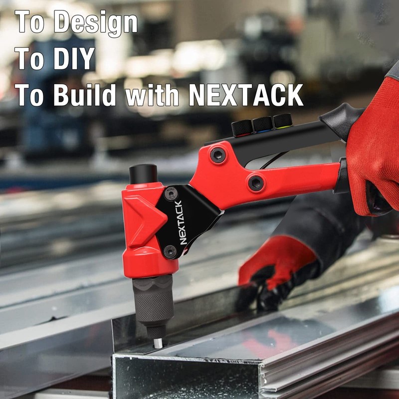 Rivet Gun, NEXTACK Pop Rivet Gun with swivel Head for