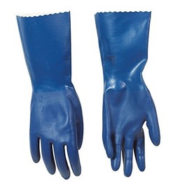 Spontex Neoprene Gloves Blue Neoprene Coating, Cotton Knit Lining Medium Boxed