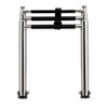 Manifish-Made 3 Step Boat Ladder, Stainless Steel Telescoping Boat Boarding
