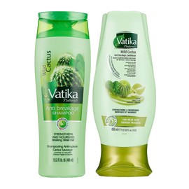Dabur Vatika Naturals Shampoo and Conditioner Set (Cactus) - 400 + 400ml
