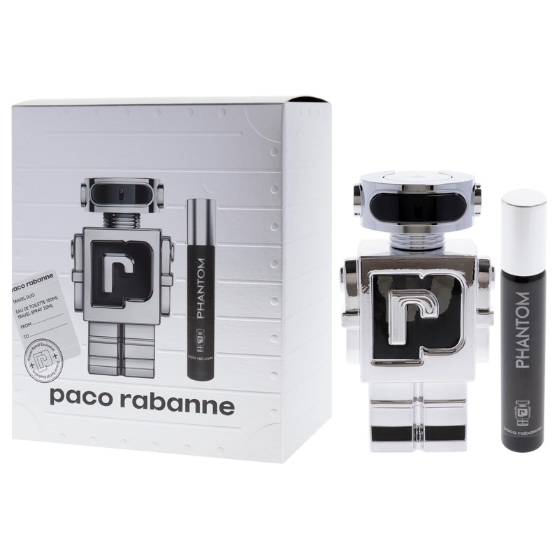 Phantom by Paco Rabanne for Men 2 Piece Set Includes: