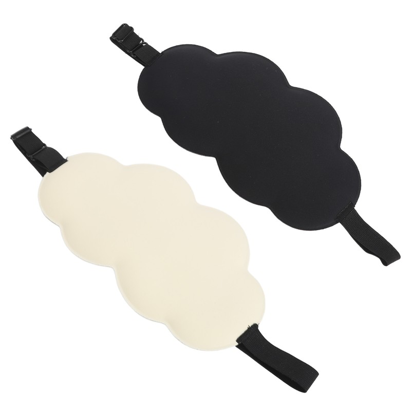 2Pcs Sleep Eye Shade Cloud Shape Versatile Comfortable Breathable Skin
