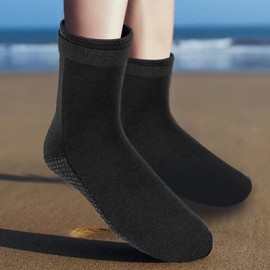 Water Socks | 3mm Neoprene Diving Socks - Anti-slip Scuba Socks Short-cut, Warm Sand Proof Waterproof Wear-resistant Socks For Beach Volleyball, Sand Soccer