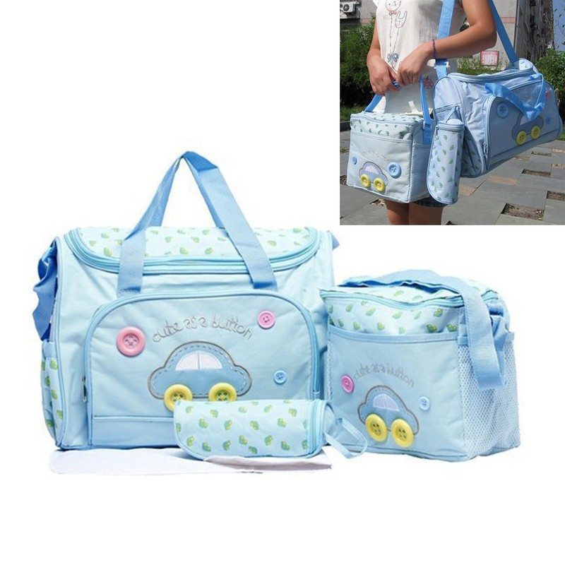 4pcs Multifunction Mommy Storage Bag Large Capacity Different Pockets Baby