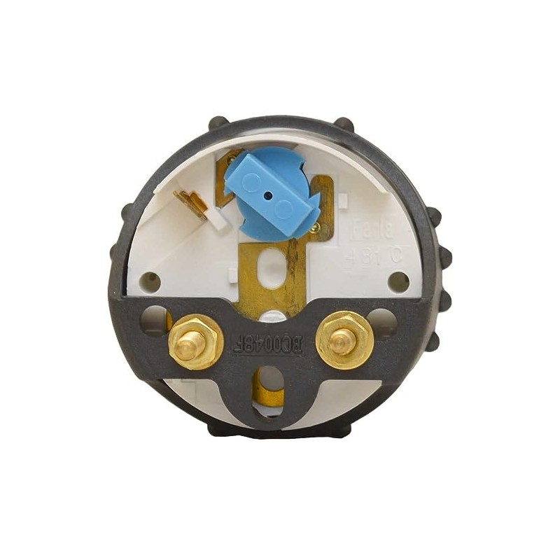 Faria Boat Analog Clock Gauge CL1051A | 2 Inch Silver