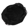 Men's Short Black Wig High Temperature Silk Layered Realistic Breathable