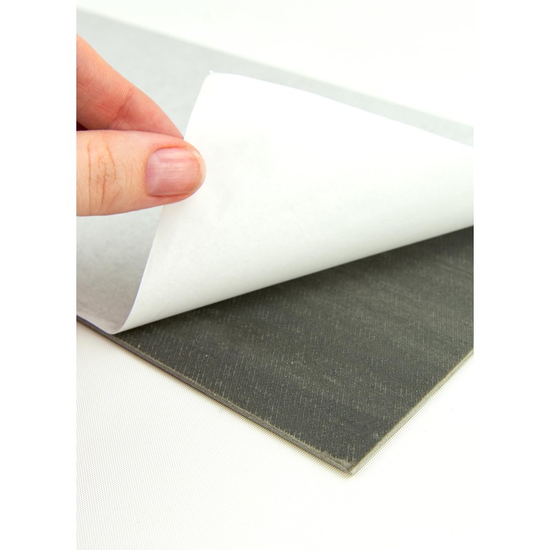 FloorPops 36-in by 6-in Dark Oak Peel and Stick Wood