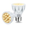 JSVSAL LED PAR20 Colored Light Bulb,100 Watt Equivalent,Dimmable,Golden Yellow,12W,Energy Efficient,E26