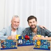 Fathers Day Decorations, 4Pcs Happy Father's Day Wooden Table Centerpieces