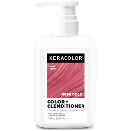Keracolor - Acondicionador Color Plus, oro rosa, 12 onzas