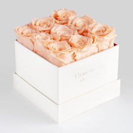 Fleur de Zen Eternity Roses | 100% Real Roses | Premium Preserved Roses in a Box That Last a Year or More | Gift-Ready Boxed Flowers for Delivery | Forever Roses in a Box