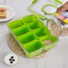 WACOI Divided Snack Serving Tray with Lid and Handle Travel