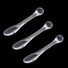 ccHuDE 20 Pcs Clear Acrylic Makeup Spoon Sticks Cosmetic Spatulas