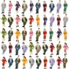 croch 48pcs 1:25 G Scale Model Train Sitting Figures, Assorted