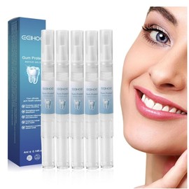 5pcs Zahnfleisch Therapie Gel, GumErleichterung ParodontalBehandlung Gel Teeth Parodont Zahnfleischpflege Whitening Essence Zahnaufhellungsstift Weiße Zähne Stift Zahnfleckenentferner