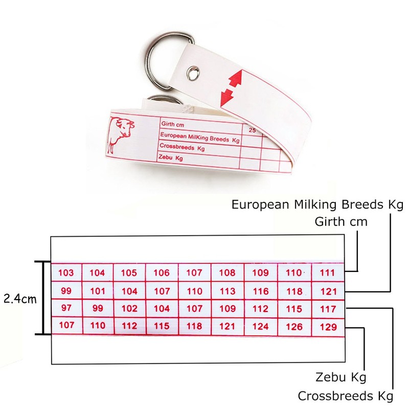 WIN TAPE Professional Cattle Weight (KG) & Height (CM) Tape