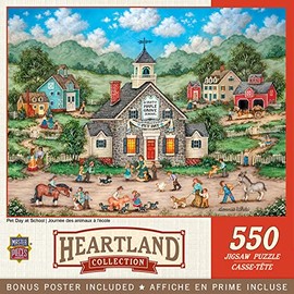Heartland Collection - Pet Day at School 550pc Puzzle