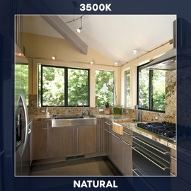 LUXRITE MR16 LED Bulbs Dimmable, 50W Halogen Equivalent, 3500K Natural White, 6.5 Watt, 500 Lumens, 120V Spotlight LED Bulb GU5.3, Enclosed Fixture Rated (16 Pack)