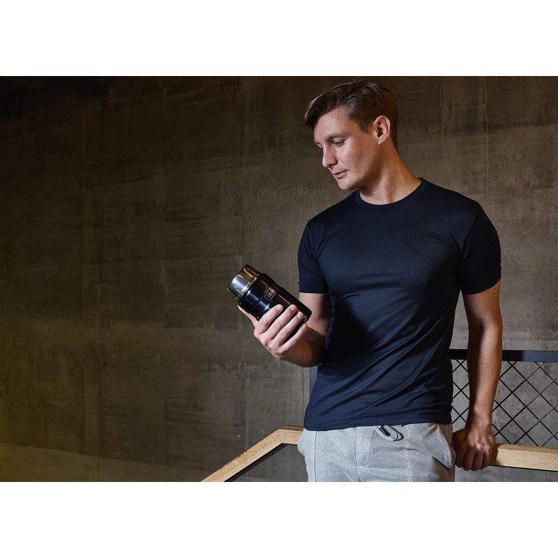 Thermos Food Flask, Stainless Steel, Raspberry, 710ml